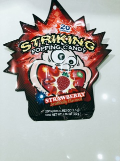 Kẹo Nổ Striking Popping Candy 30g ( 20 gói) ( 10 Mùi)