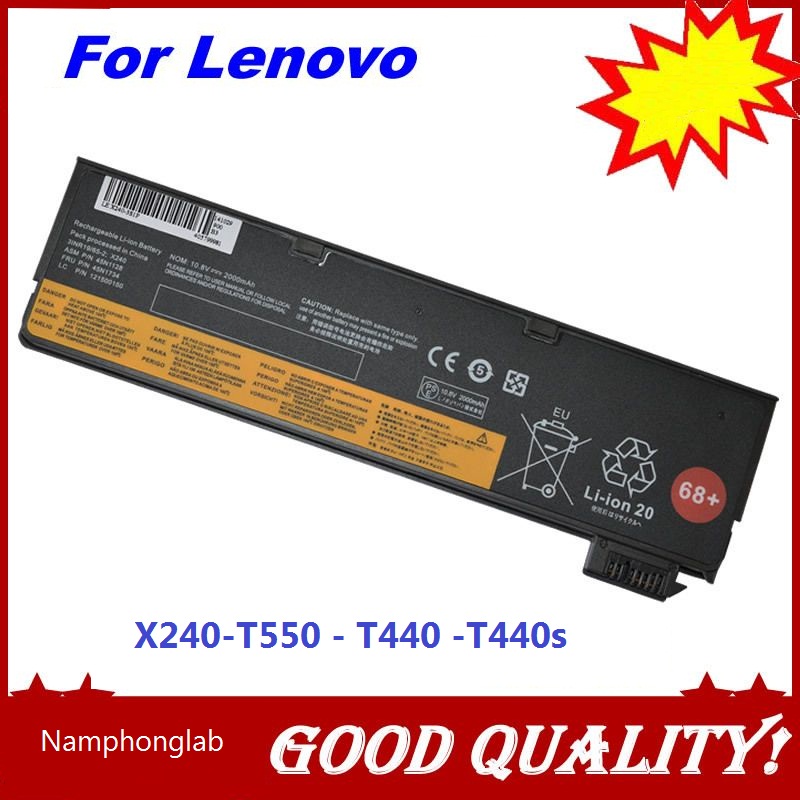 Pin Lenovo ThinkPad X260 X260 X240 X240S X250 X250S T450 T470P T450S T440 T440S W550s L450 L470 T460 T460P T550 T560
