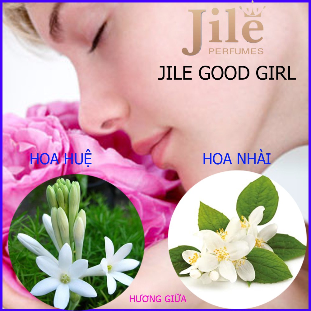 Nước hoa nữ thơm lâu,Jile Good girl 50ml, nuoc hoa nu cao cấp chính hãng,hương thơm dịu nhẹ, quyến rũ. | Thế Giới Skin Care