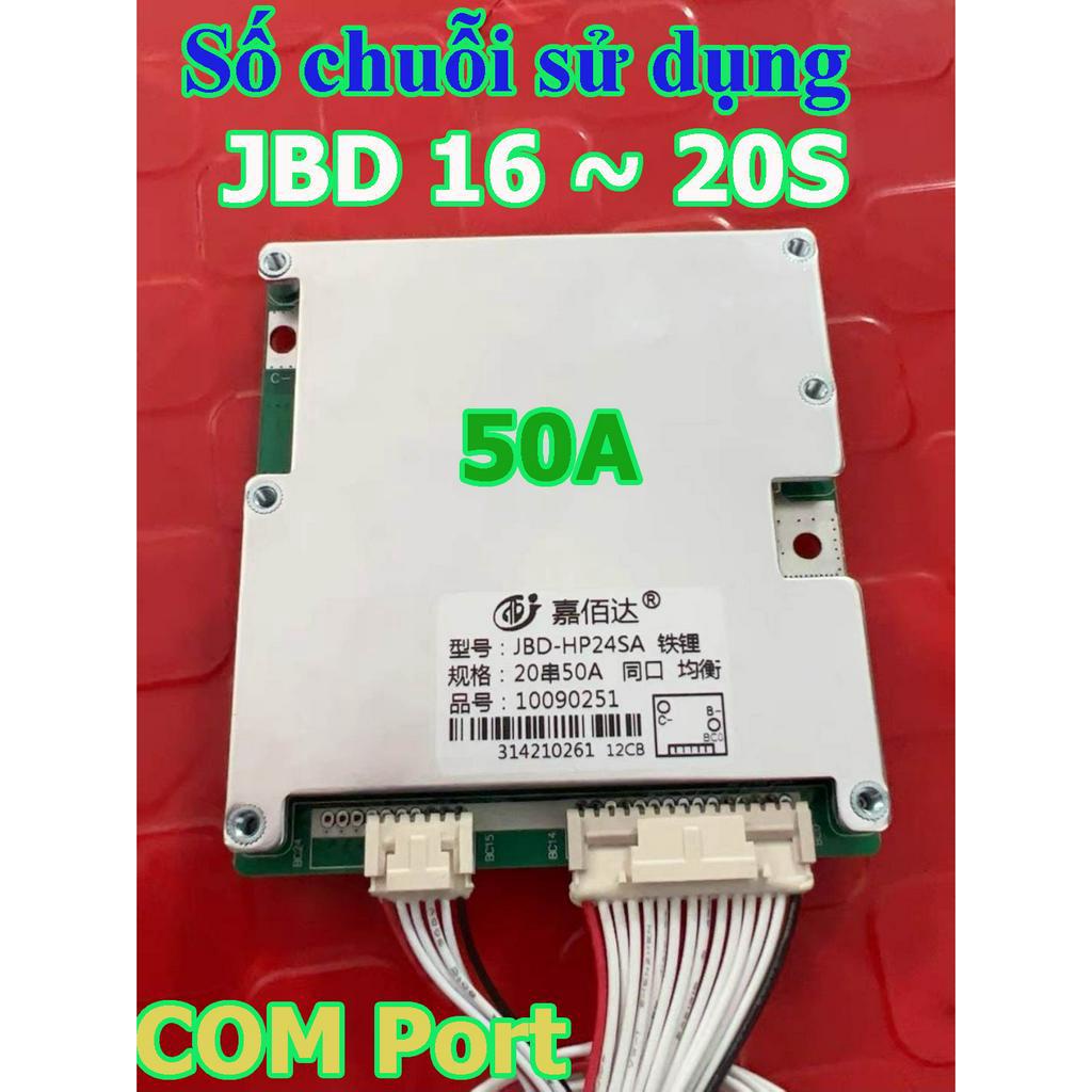 BMS JBD 16- 20S50A ổn định bảo vệ cho pin 3.7V