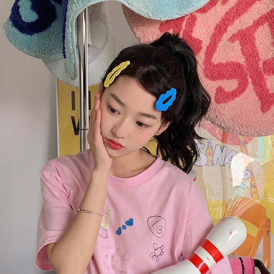 (MớI) Kẹp TóC GợN SóNg NhiềU MàU SắC Cho Nữ