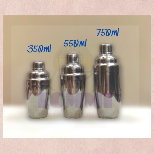 Bình Lắc Shaker 550ml Và 750ml Bằng InoxBình - Dụng Cụ Pha Chế