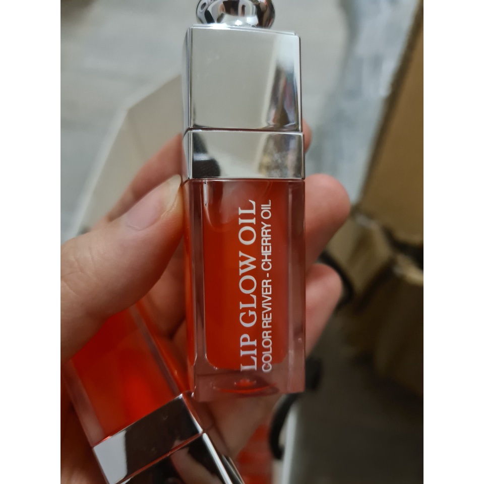[Chính hãng] Son dưỡng Dior Lip Glow Oil 031 màu hồng cam đào Unbox Fullsize