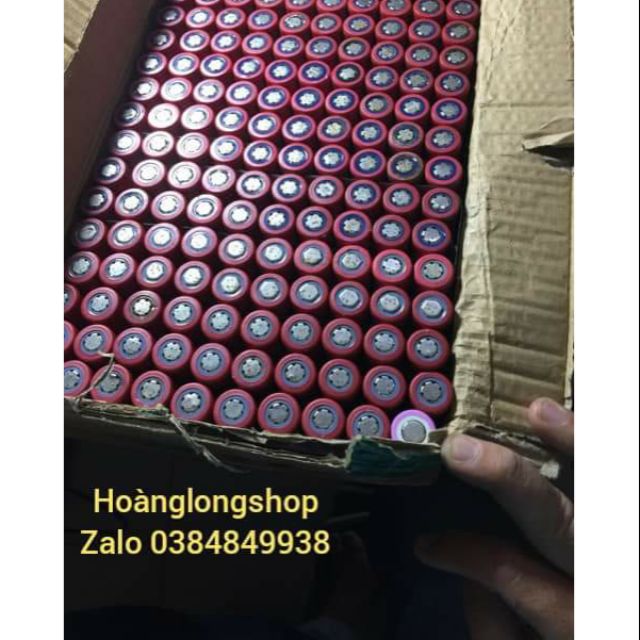 Pin 18650 sanyo xám xã cao ( trên 40 mR ) hàng tháo cell chưa tex