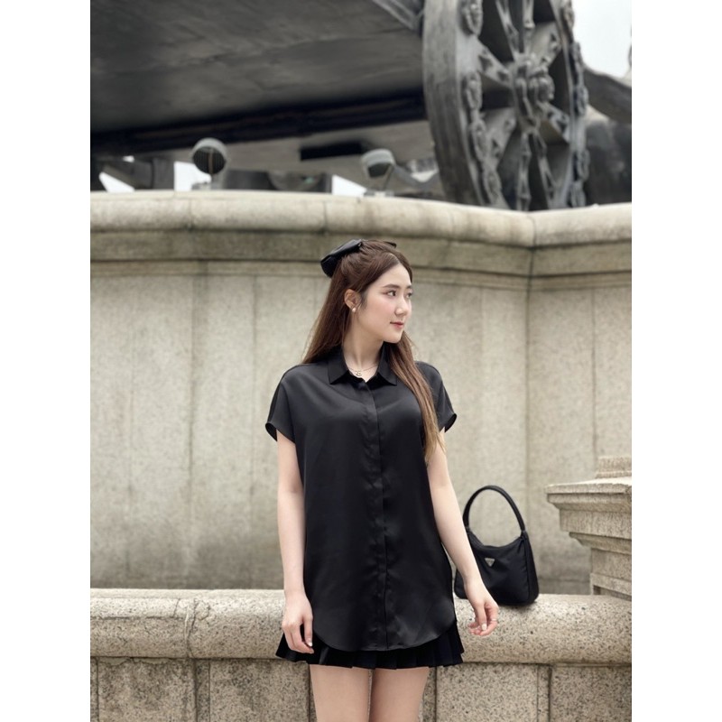 Ikki Shirt / Áo sơ mi ngắn tay form xuông | BigBuy360 - bigbuy360.vn