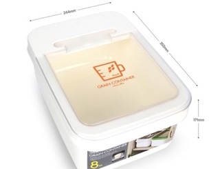 THÙNG ĐỰNG GẠO 8KG LOCK& LOCK