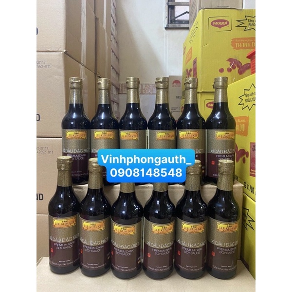 XÌ DẦU ĐẶC BIỆT LEE KUM KEE 500ML -  PREMIUM DARK SOY SAUCE