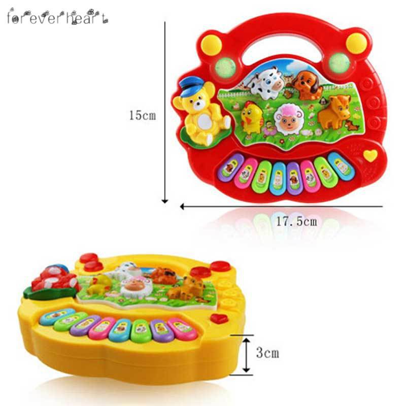 ♬♪♬ Baby Kids Musical Educational Piano Animal Farm Developmental Music Toys for Children Gift