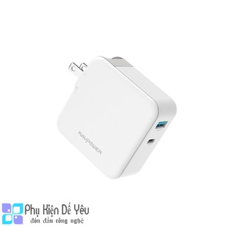 Sạc ravpower rp-pc082 - usb-c pd 65w, qc 3.0