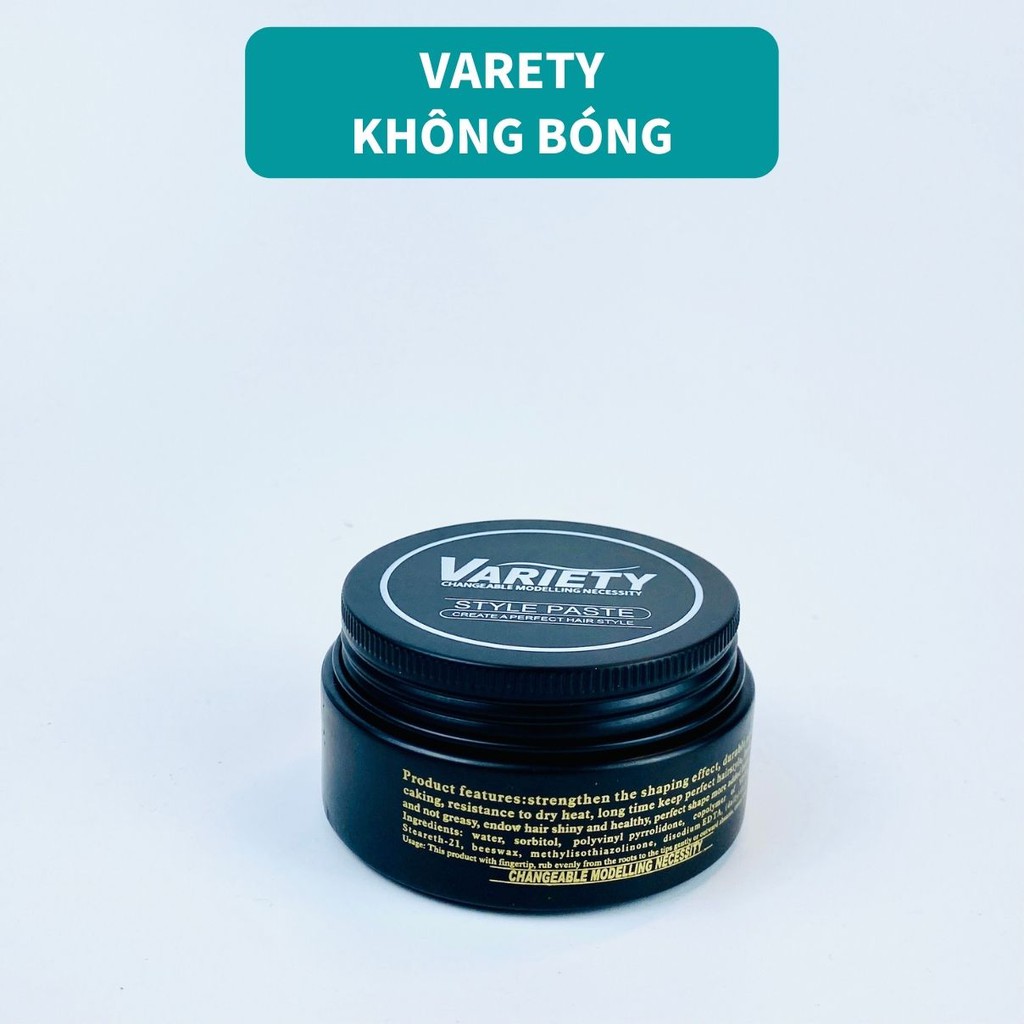 Sáp vuốt tóc nam VARIETY MATTE LASTING 100g Mùi hương nam tính, tạo kiểu dễ dàng, wax vuốt tóc tạo kiểu giữ nếp SA02