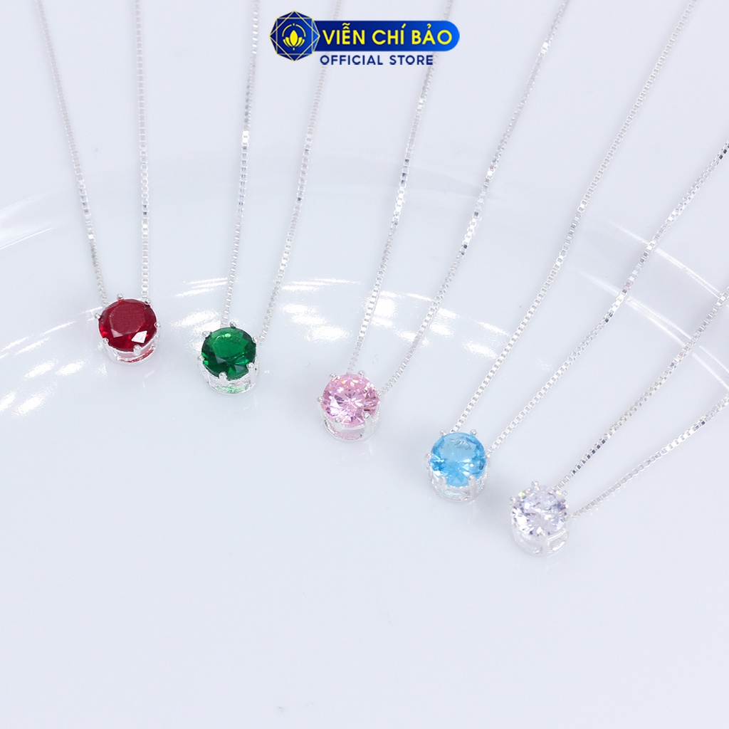 Dây chuyền bạc nữ mặt tinh tú bạc 925 lấp lánh thời trang phụ kiện trang sức nữ Viễn Chí Bảo D400727x