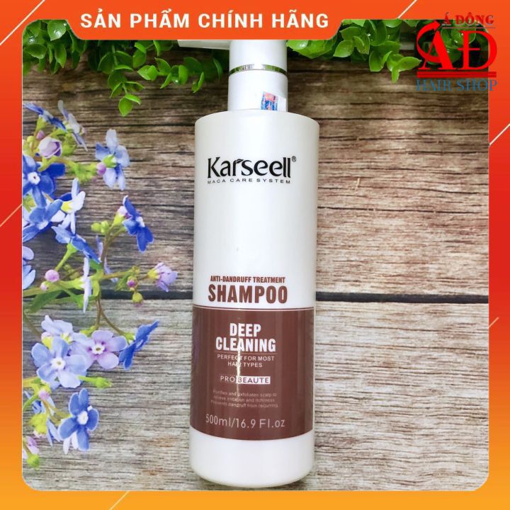 [Chính hãng] [Siêu rẻ] Dầu gội làm sạch gàu Karseell Deep Cleansing 500ml