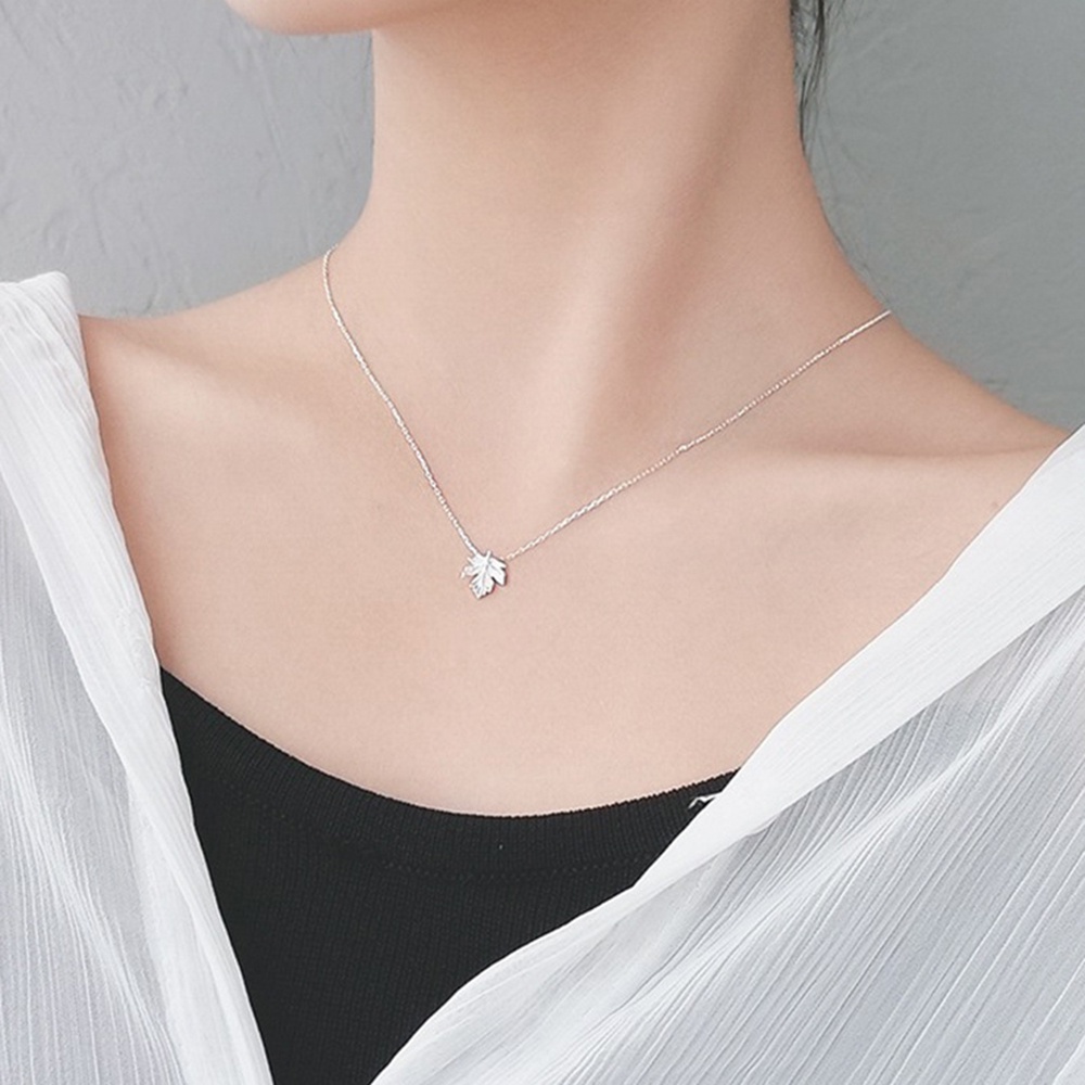 Vòng cổ Hình Chiếc Lá Sang Trọng Thời Trang Mùa Hè Cho Nữ