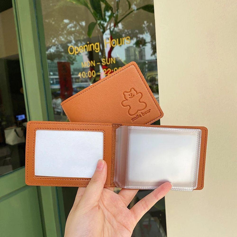Ví Đựng Thẻ ID / Danh Thiếp Nhiều Ngăn Kiểu Dáng Đáng Yêu Dành Cho Học Sinh Ốp