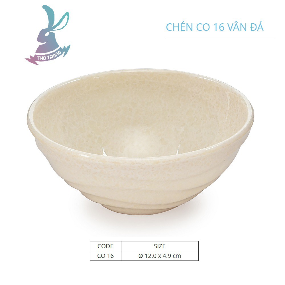 Tổng hợp chén chấm màu vân đá trắng nhựa melamine Fatacao