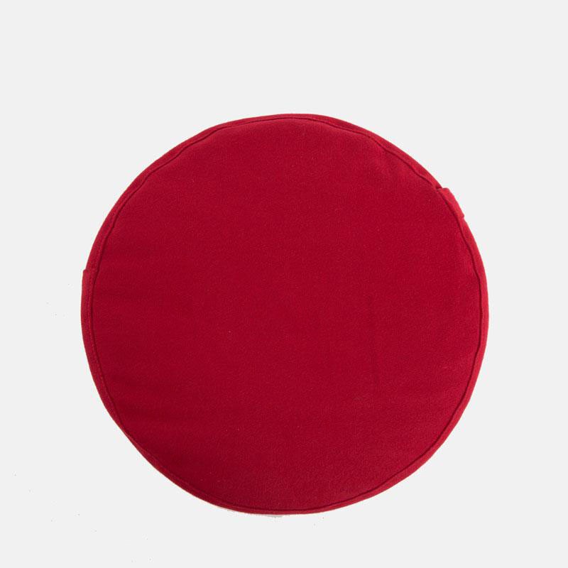 Bồ đoàn trụ tròn hỗ trợ thiền tại nhà vải kaki đỏ đô ruột vỏ đậu xanh cao cấp Thiền Chay