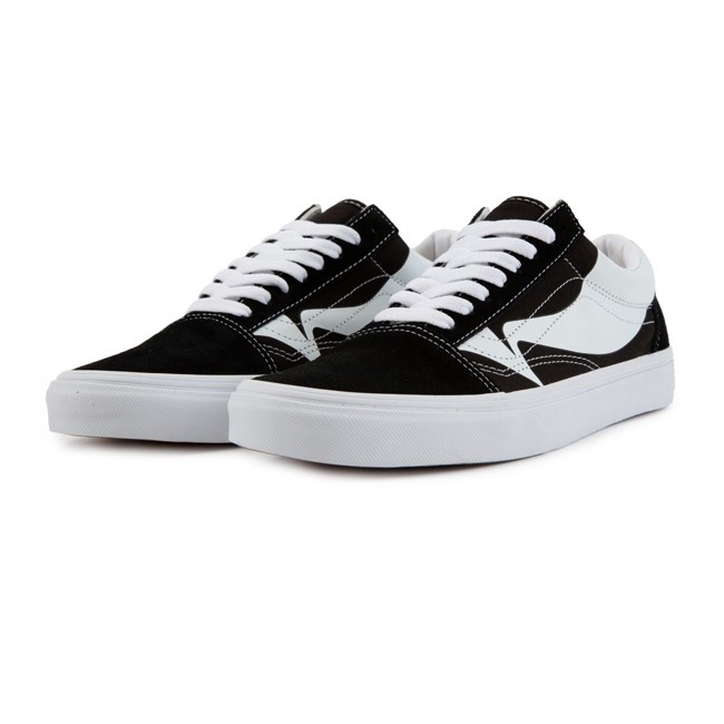 [Mã FAMALLT5 giảm 15% đơn 150k] Giày Vans Old Skool Warp (Black/True White) - VN0A4U3B21N