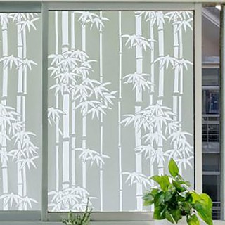 DECAL DÁN KÍNH MỜ TRÚC TRẮNG