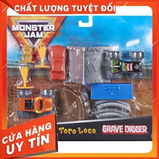 Series Monster Jam Địa Hình El Toro Loco vs Grave Digger