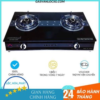 Bếp ga đôi IKURA-8100IC-Bếp gas dương kính - Tiết Kiệm Ga -Ngọn Lửa Xanh