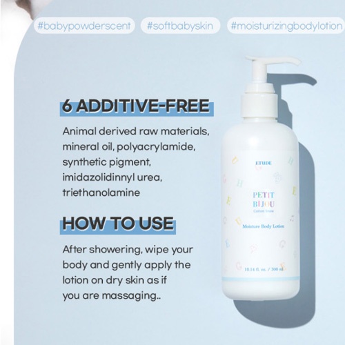 Lotion dưỡng ẩm toàn thân bằng cotton 300ml tiện dụng
