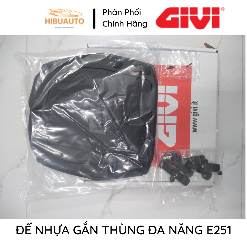 Đế Nhựa GIVI Gắn Thùng Đa Năng E251 - Hàng Chính Hãng