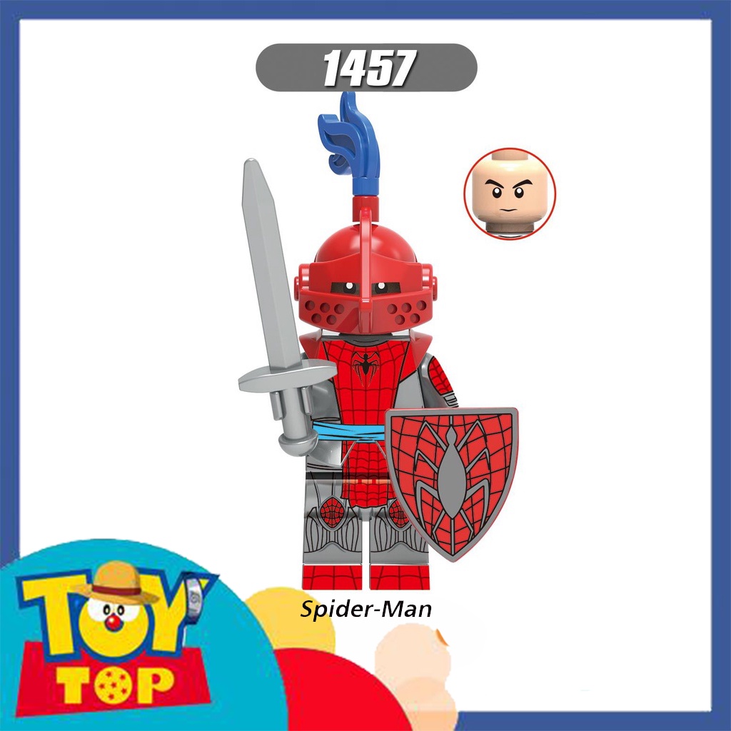 Đồ chơi lắp ráp mini phiên bản người nhện Spider man đa vũ trụ xếp hình Spiderman X0281