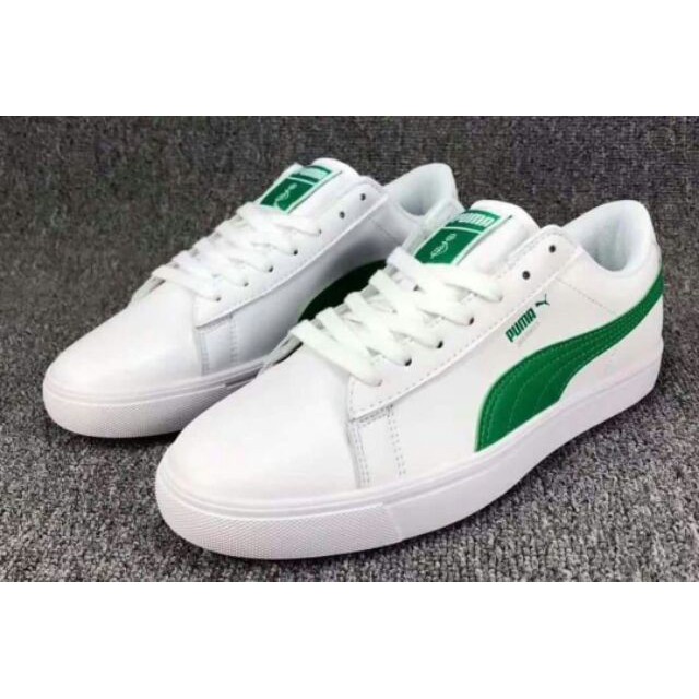 (SALE HOT) giày thể thao PUMA COURT STAR x BTS white green Trắng vạch xanh (FULLBOX)