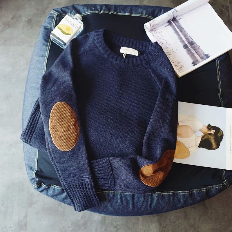 Áo Sweater Dáng Rộng Thời Trang Thu Đông Phong Cách Hàn Quốc Cho Nam Giới