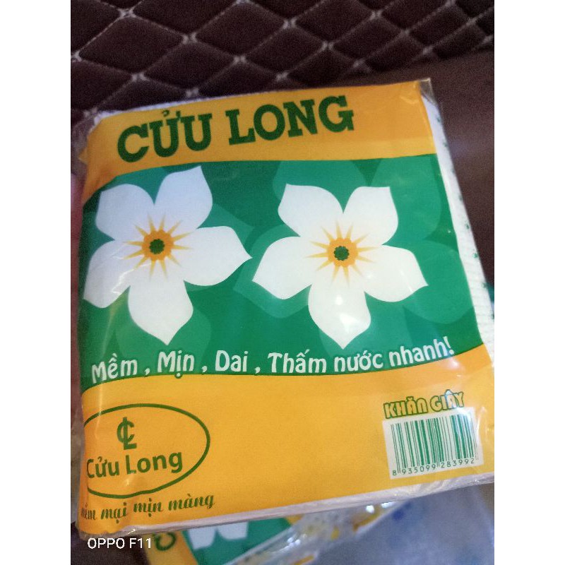 Giấy ăn Bông Mai cao cấp dai trắng và dày- 1 xấp