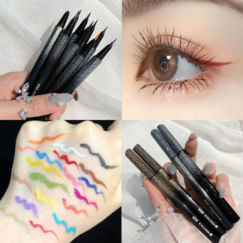 Kẻ mắt nước XIXI chống nước, lâu trôi vỏ đen lấp lánh | BigBuy360 - bigbuy360.vn