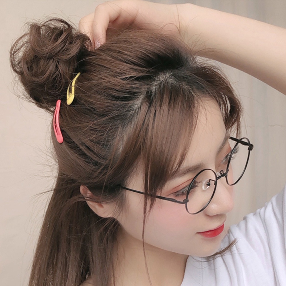 Tóc Giả Có Kẹp Nối Giả Bằng Lông Thú Tự Nhiên Co Giãn Phong Cách Hàn Quốc Cho Nữ