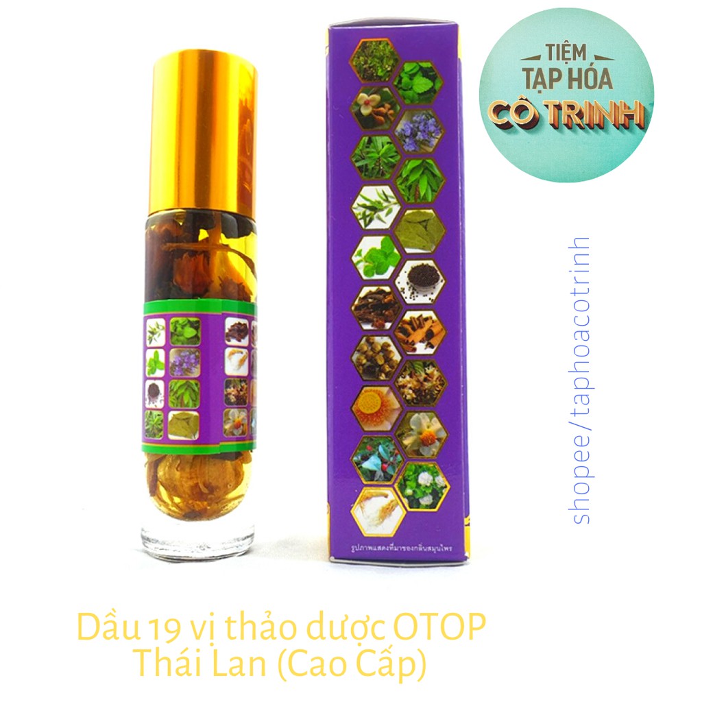 Dầu Gió 19 Loại Thảo Dược Thái Lan 8ml chuyên sỉ và lẻ