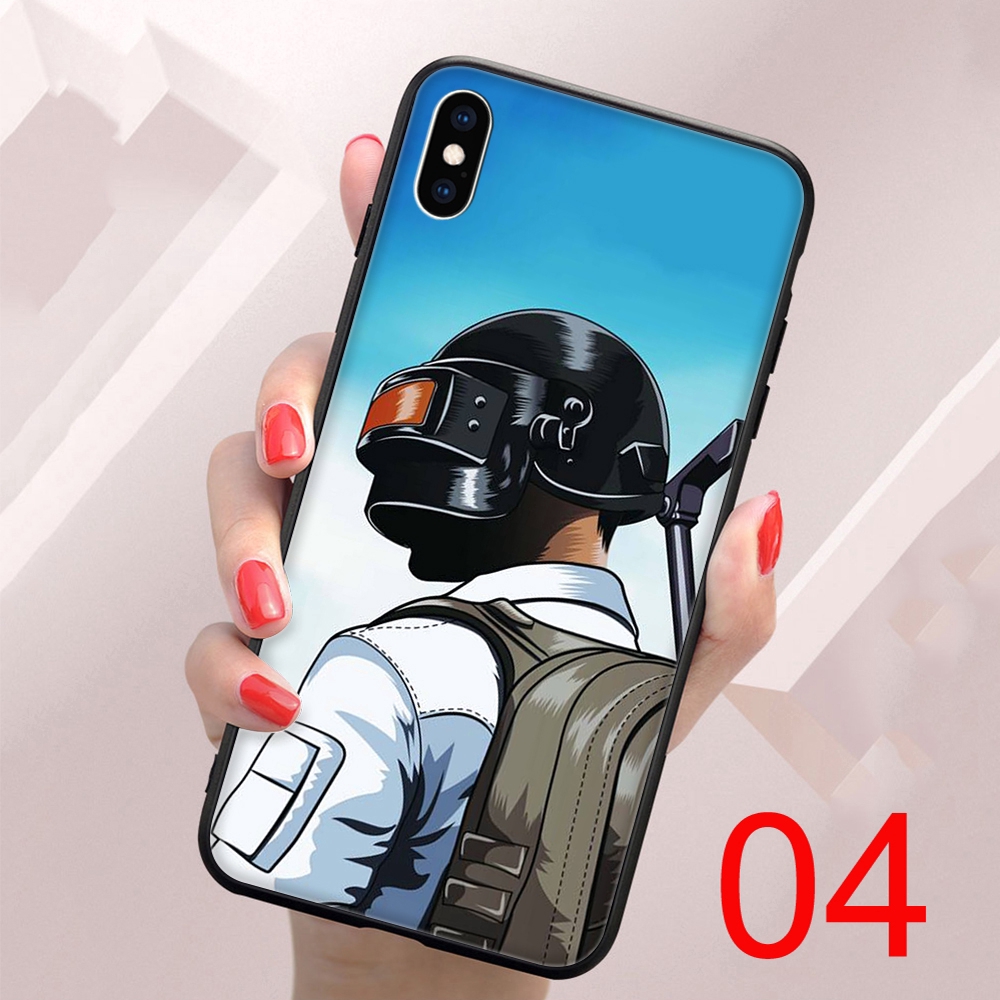 Ốp điện thoại mềm in họa tiết game PUBG độc đáo cho iPhone 6 6s 7 8 Plus X XS Max XR 5 5S SE