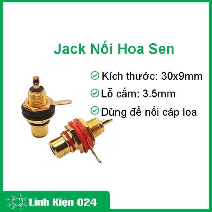 Jack hoa sen, jack nối hoa sen