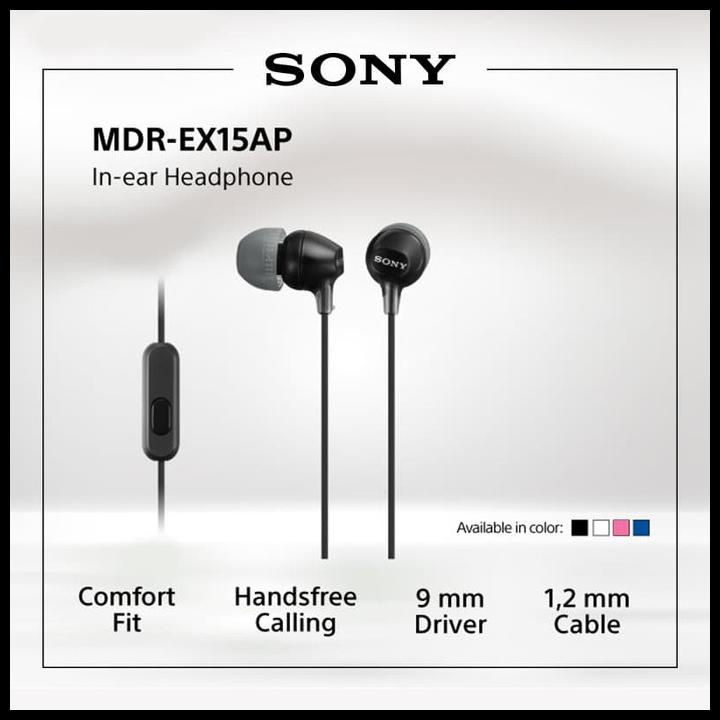 Tai Nghe Nhét Tai Sony Mdr-Ex15Ap Kèm Mic Ex15Ap / Ex-15Ap
