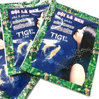 Dầu gội đen tóc Ngự Thảo Đường 1 gói, Gội là đen nhân sâm 30ml