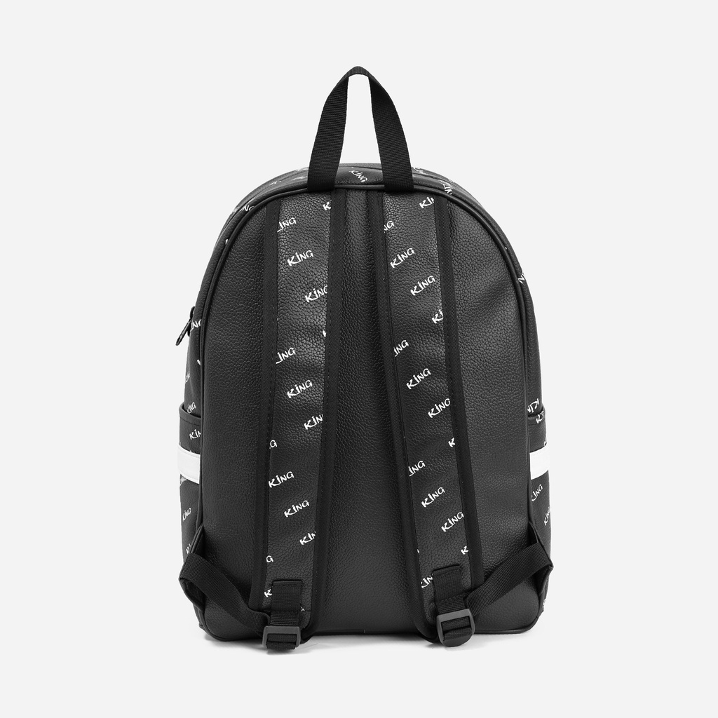 Balo Da Backpack Unisex Chống Nước Balo Backpack King 2-Màu Đen king