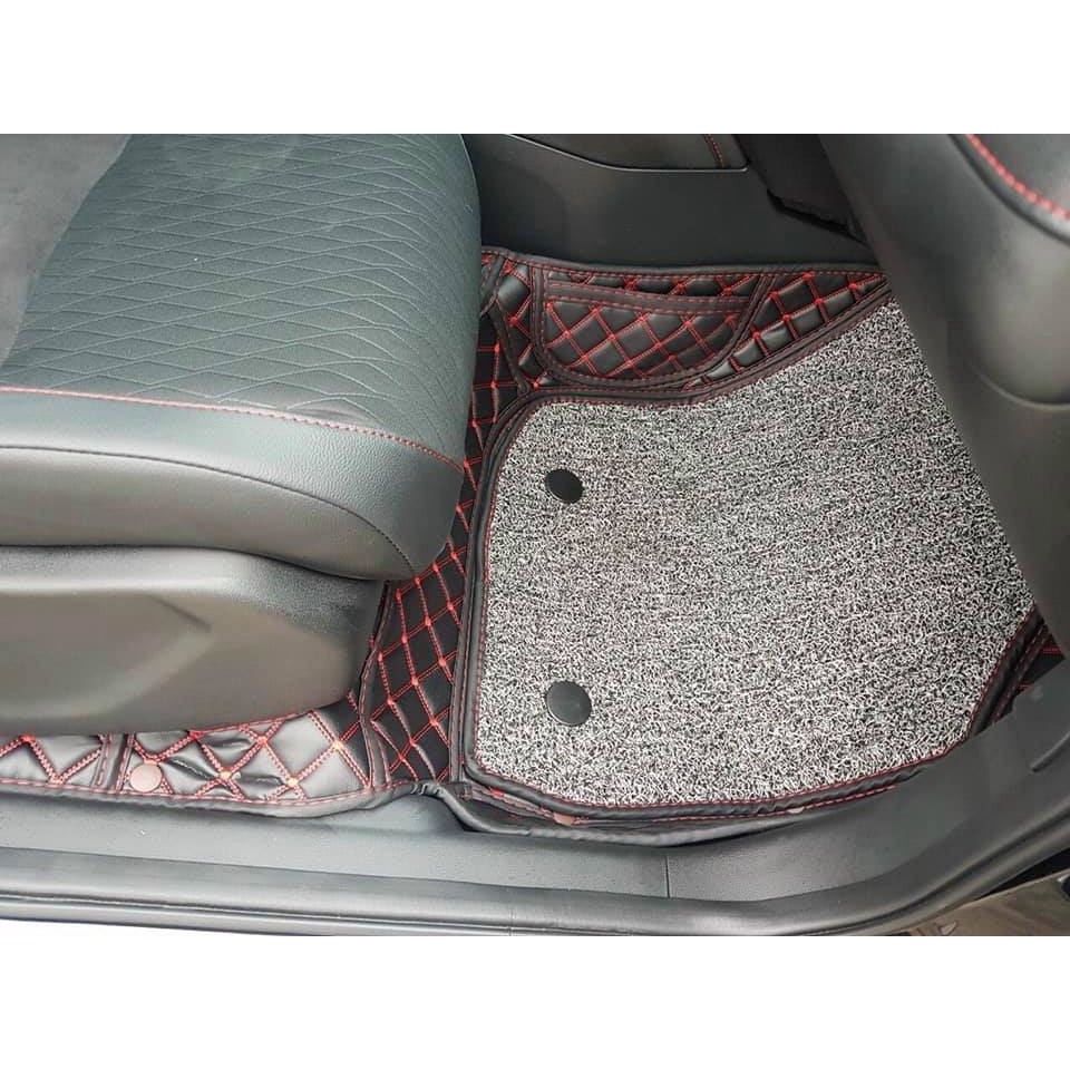 Lót sàn ô tô 5d, 6d Nano 2 chỉ Honda City 2017 – 2023 kháng khuẩn, trải kín sàn xe ôm khít form xe