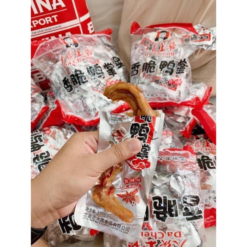 Bịch 30 gói chân vịt đỏ cay Dacheng ⭐SẴN HÀNG✅ ⭐Song.Thien.Shop✅