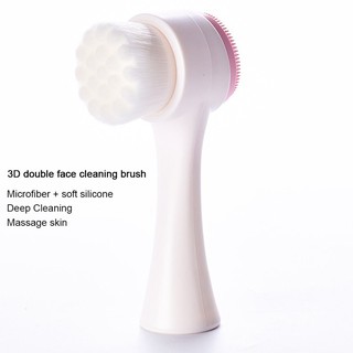 Cọ Rửa Mặt 3D 2 Đầu