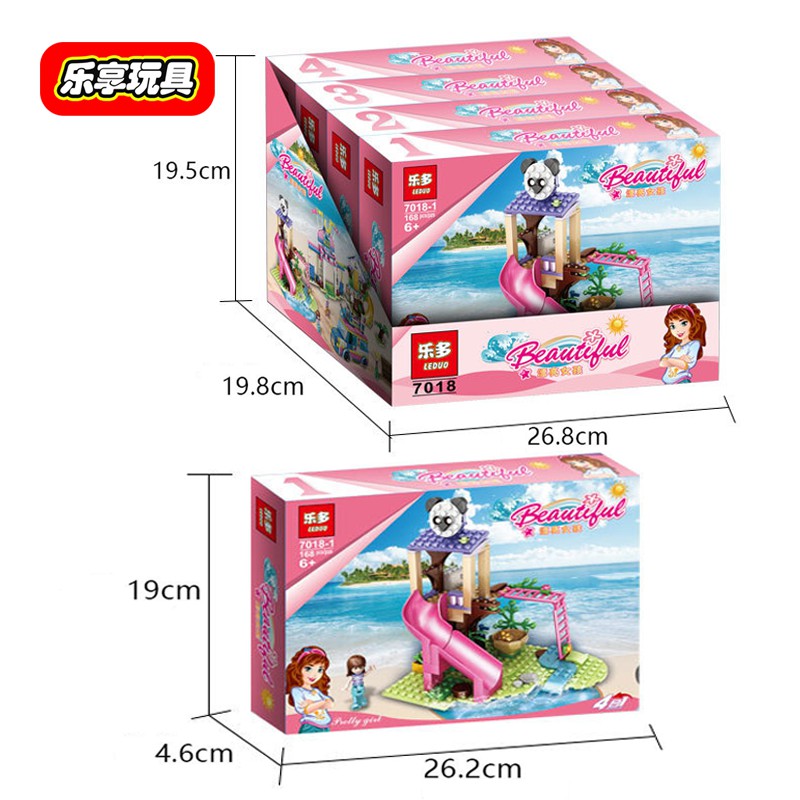 Tương thích với các khối Lego, Princess Castle, Girl Play House Series Đồ chơi phát triển có lợi cho trí thông minh net