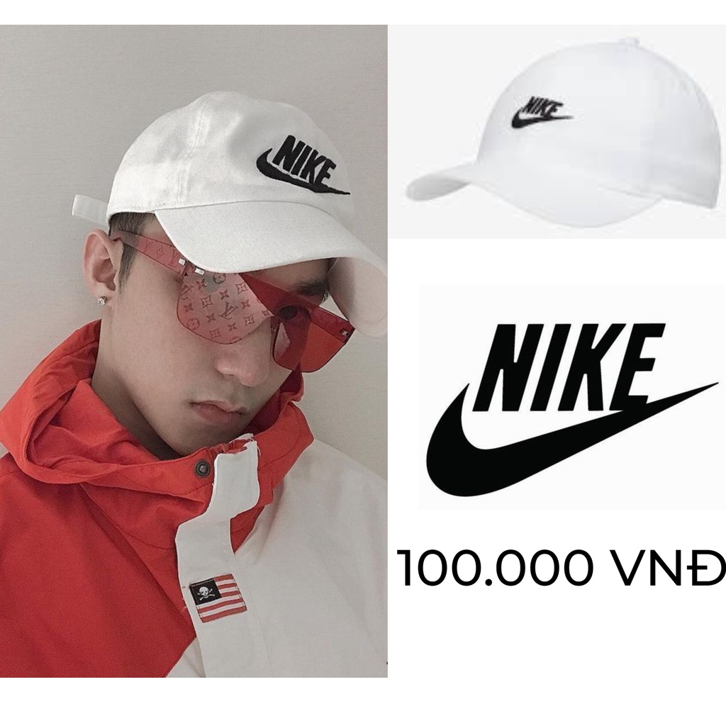 Nón Nike trắng nam nữ