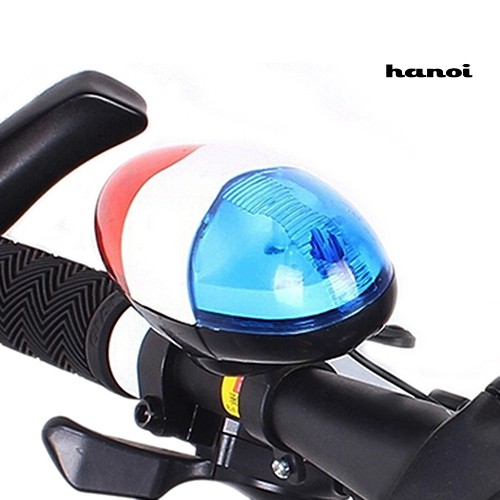 Chuông xe đạp cảnh sát có 6 bóng đèn led 4 âm thanh chất lượng cao