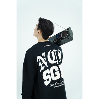 Áo sweater No-Control Studio - HOME SWEATER (BLACK)