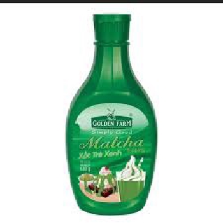 Sốt trà xanh Matcha Golden Farm 630g