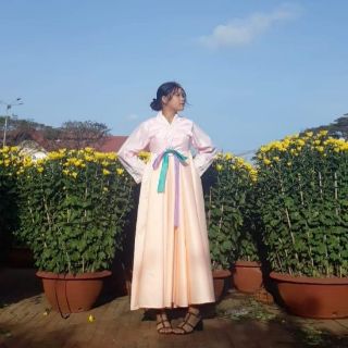 Bộ hanbok free size từ 40_60kg