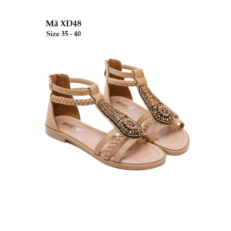 Sandal bé gái 10 tuổi trở lên XD48 siêu sang