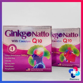 Ginkgo Natto With Coenzyme Q10 - TĂNG CƯỜNG TUẦN HOÀN VÀ LƯU THÔNG MẠCH MÁU NÃO.