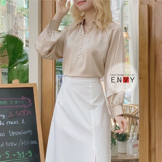 Áo Sơ Mi Lụa Tay Kiểu ENVY - S97